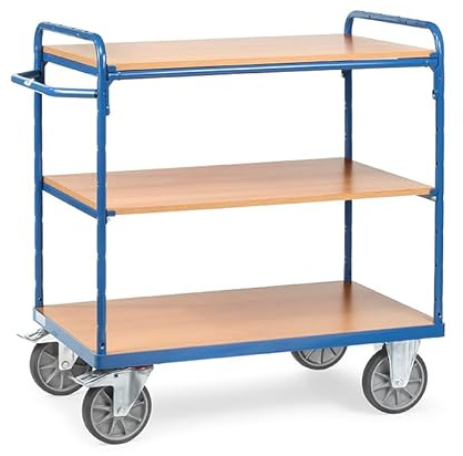 Fetra Fetra Etagenwagen mit Rollen - (LxBxH) mit Rollen - (LxBxH) 1000x600x1152 mm mit 3 Ebenen