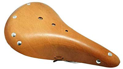 TentHome Vintage Fahrradsattel Sattel Leder Fahrradsitz Classic Line Ledersattel Bequeme Cityradsättel Tourensattel Rennradsattel Touren Trekking MTB
