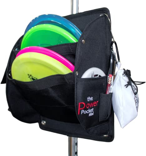 Infinite Discs Power Pocket Mini | Tasche für Disc-Golfwagen | Scheiben- und Entfernungsmesserhalter