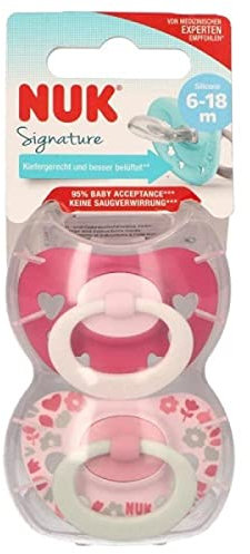 NUK Signature Schnuller Größe 2, 2 Stück