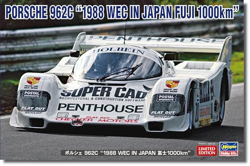 Hasegawa - 1/24 Porsche 962C, 1988 WEC Japan Fuji 1000 Km - Plastikmodellbausatz