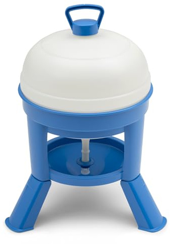 Agrarzone Siphon Geflügeltränke 20 Liter - langlebige Hühnertränke mit Füßen & Tragegriff - Hühnertränker/Wasserspender Hühner - sauber & hygienisch