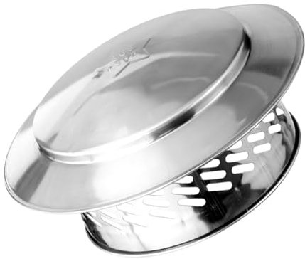 Stainless Steel Roof Cowl, Stainless Steel Chimney Rain Cover, Chimney Cowl Bird Guard, Chimney Cowl Anti Down Draught, Fine Grid Structure Protection Tool for All Types of Chimneys, Exhaust Hoods