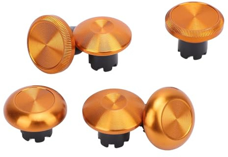 Thumbsticks en Métal for Edge, for Pro Elite, for pour Pro, for Xboxone, for XboxSeries, Thumbstick Joystick (Gold)