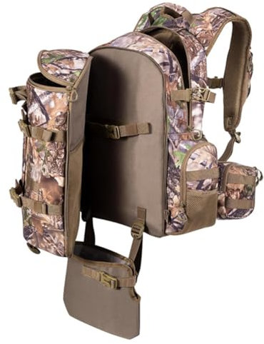 Qussedser Großer Jagdrucksack für Bogen mit wasserdichtem Jagdausrüstungszubehör