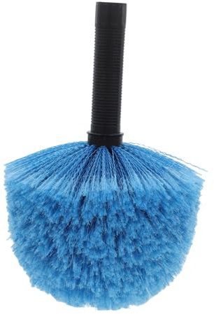 Mobestech Spazzola Per Ragnatele Testa Sferica, Kit Per Pulizia Soffitti e Angoli, Spolverino in Nylon e Pp Per Esterni, Strumento Leggero Per Rimuovere Polvere e Ragnatele in Casa e Giardino