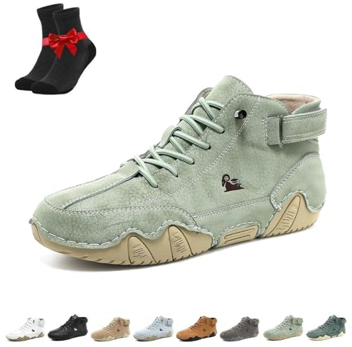 Utomhus All-Terrain Slip On Barfota Vandring Beck Skor, Andningsbara Halkfria Barfotaskor, for Bilkörning & Vardagsbruk(Light Green,36 EU)