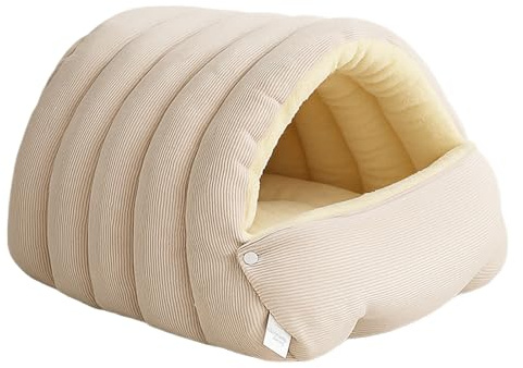 Casa Cueva para Gatos – de Dormir extraíble para Mascotas – Camas cálidas para Perros | para Gatitos pequeños, medianos y Grandes, Cachorros, Interiores, Sala de Estar, jardín, Patio