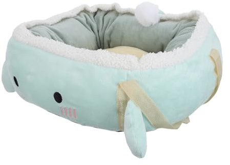 YARNOW Hamaca Colgante para Gatos Tejido Estable y Portátil, Cama Nido Redonda para Interiores, Descanso Cómodo para Pequeños Animales y Gatos