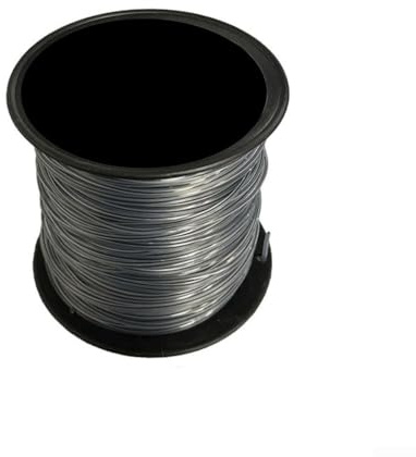 Durashmall Cable de nailon resistente de 66 cuerdas de 2 mm o 3 mm x 120 m, alambre de repuesto para corte de césped grueso (2 mm x 120 m)