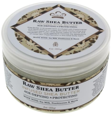 Nubian Heritage Shea Butter Lotion, Raw, 4 Ounce