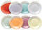 Royal Doulton Mixed Set-1815 Bright Collection Plate Set of 8-Plates for Dinner, Pasta, Cereal & Soup, Various Sizes, Porcelain, 16cm