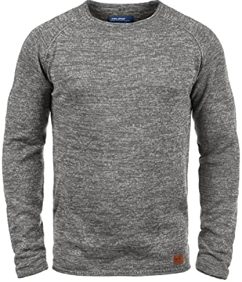 Blend BHDan Herren Strickpullover Feinstrick Pullover