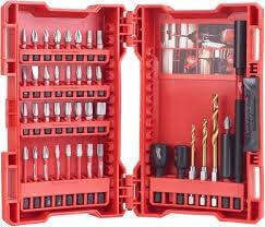 Milwaukee 4932430908 Shockwave Bohrer/Schraubendreher-Bit Set, rot (40)