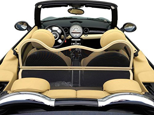 Aperta Windschott passend für Mini Cooper Cabrio (2004-2008) R52 100% Passgenau OEM Qualität Beige Windstop Windabweiser