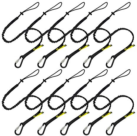 BearTOOLS Werkzeugseil, 90cm, Schraubensicherung, schwarz, 10 Stueck