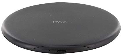 Mooov 732024 - Caricabatterie Senza Fili a induzione, 10 W, Colore: Nero