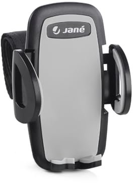 Jané Soporte de Smartphone para Carritos, Sillas de Paseo, con Fijación para el Manillar, Universal, Negro
