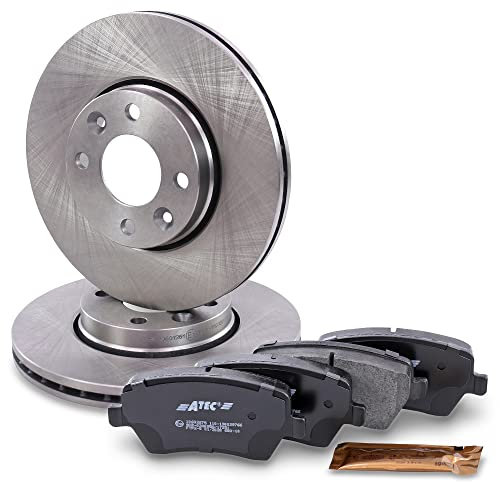 ATEC GERMANY Juego de frenos eje delantero incl. discos de freno Ø 260 mm ventilados + pastillas de freno delanteras