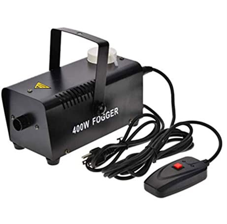 LEFEDA Máquina de Humo de 400 W, Mini eyector de Humo de Escenario, máquina de Humo portátil con Control de Cable para Bodas, Fiestas de Halloween y Efectos de Escenario para Fiestas, fotografía