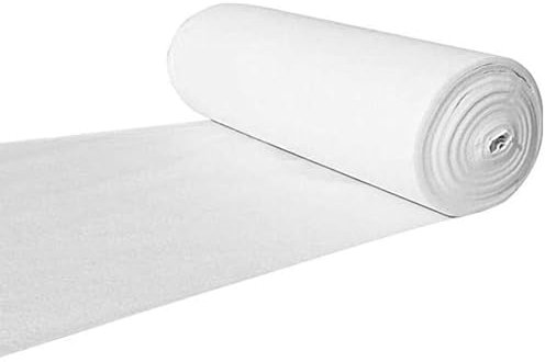 Luyckfrazy Hochzeitsteppich-Gangläufer, 2 mm Dicker Polyester-Laufsteg-Teppich, rutschfeste Event-Teppichrolle für Hochzeit, Kirche, Party, Außendekoration, Weiß (Size : 1.2x50m)