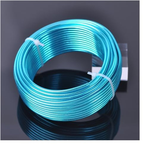 Aluminiumdraht 1 große Rolle, 1 mm, 1,5 mm, 2 mm, 2,5 mm, 3 mm, aus weichem Aluminium, for Basteln von Perlendraht for die Schmuckherstellung Aludraht (Color : B-2, Size : 1.5MM(47 meters))