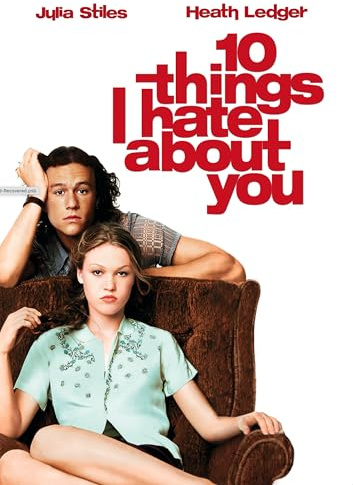 10 things i hate about you 90's Teen Film Movie Poster Wall Art Print various sizes, Framed or unframed. (Unframed, A4)