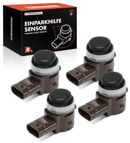 Frankberg 4x Sensore di Parcheggio PDC Anteriore Posteriore Compatibile con A3 8V1 8VK 1.0L 1899-1899 A6 4A2 2.0L 1899-1899 X1 F48 1.5L 1899-1899 Serie 5 F90 G30 2.0L 1899-1899 Replace# 66206819067