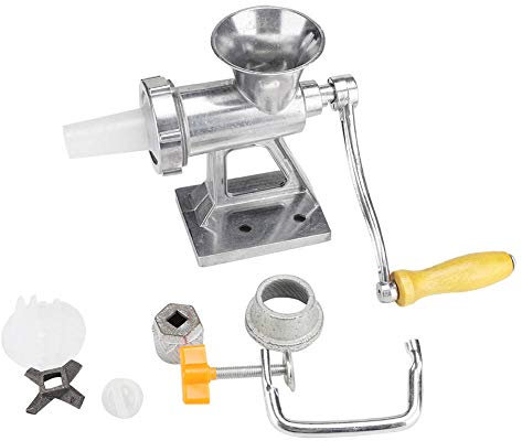 Riuulity Mini Picadora de Carne Manual, Picadora de Verduras, Picadora de Carne, Cocina, Hogar (Torre)