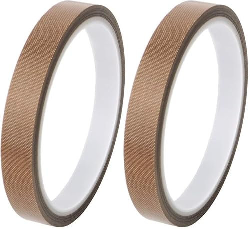 XAoSCd Band, PTFE-Band/Teflonband, 1 Stück, Hochtemperatur-Band, Versiegelungsmaschine, Hitzebeständiges Hochtemperatur-Teflon-Brandschutzband, 300 Grad Elektrisches Band,13mm*10m-One Size