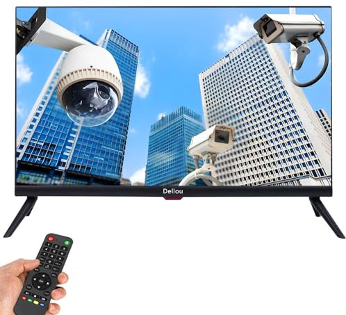 24 Zoll Bildschirm Überwachung CCTV Monitor Sicherheitskamera Multifunktionsschnittstelle HDMI AV BNC VGA USB PC LCD Computermonitor 1920x1080 Full HD