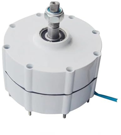 Aerogenerador Eolico Generador de imanes permanentes sin engranajes de baja velocidad, 500W, 600W, 800W, 12V, 24V, 48V, uso de alternadores de CA for turbina eólica, turbina de agua(Without Base,12V_5