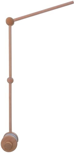 Playtastic Baby-Spielzeug: Baby Mobile-Halterung aus Holz (Mobilearm, Mobile-Aufhänger, Krippe)