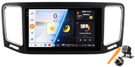 Y600S,YLOXFW Android 15.0 Car Stereo Replacement for V-W Sharan/Seat Alhambra ll 2010-2021 Radio GPS Sat Navigation 9'' Touchscreen DVD Multimedia Video Player FM BT Receiver with Android Auto