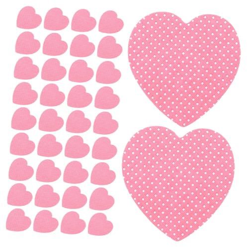 DECORNIJIA 4 Boxen Nagelentferner Pads Herzförmig Lintfrei Weiche Baumwollwipes für Maniküre Salon Einweg Nagellack Entferner Tücher Kompakt Reisegeeignet Für Nagelkleber Wimpernkleber