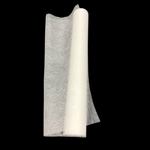 Adhesivo para planchar, red de interfaz fusible de doble cara para costura, acolchado, manualidades (ligero 23 g, 17 x 11 yardas)