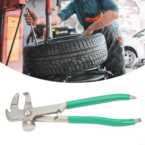 Springwillfly Schwerkraft-Reifen-Auswuchtklemme, Auto-Reparatur, Balance-Hammer, Demontage-Zange (rot)