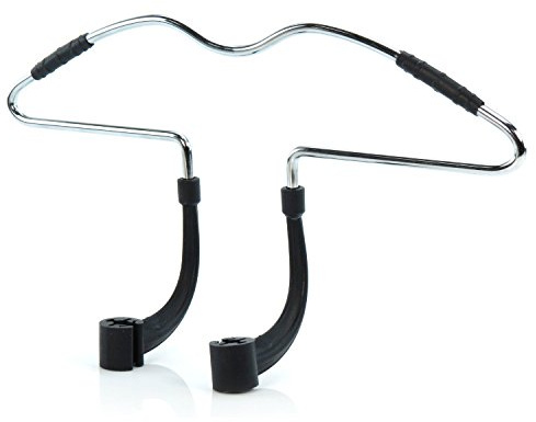 HANGERWORLD Car Van Chromed Metal Head Rest Coat Hanger Jackets Clothes Seat Travel Storage Car Accessory