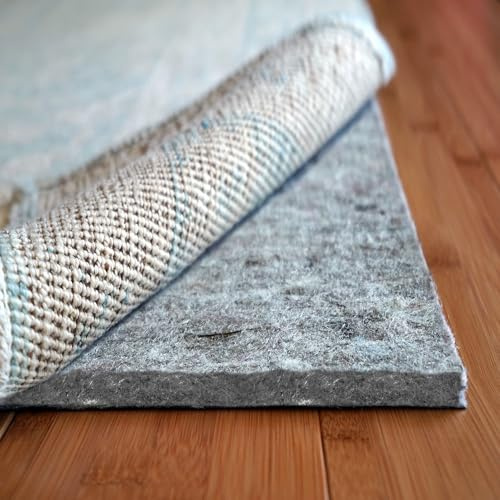 RUGPADUSA - Superior-Lock - 4'x6' - 7/16 Thick - Felt + Rubber - Luxury Non-Slip Rug Pad - Perfect for Hardwood Floors, Available in 2 Thicknesses, Many Custom Sizes