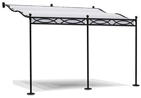 Strandkorbwerk Pergola Mallorca Terrasse Überdachung pulverbeschichtet Pavillon feuerverzinkt