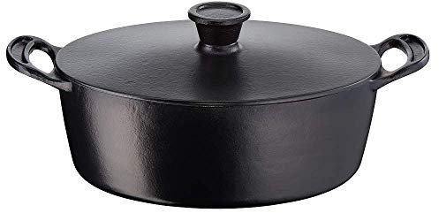 Tefal Jamie Oliver, hochwertiger Kochtopf, Gusseisen, Induktion, oval, 30 x 22 cm