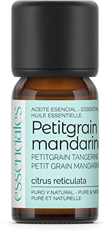 Essenciales - Huile essentielle de Petit grain mandarine (Citrus reticulata), 10 ml | 100% Pure et Naturel
