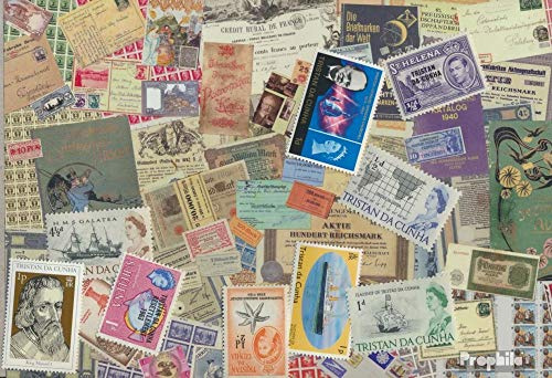 Prophila Collection Tristan da Cunha 10 Diversi Francobolli (Francobolli per i Collezionisti)