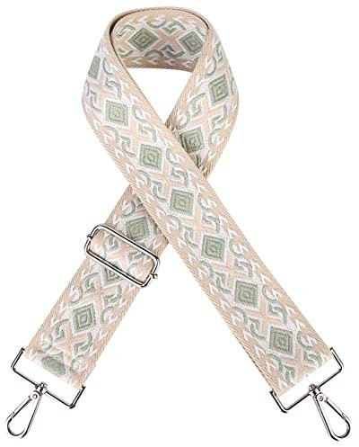 Vegena Schultergurt für Taschen Breit 5cm, Schulterriemen für Taschen Verstellbarer Taschengurt zum Wechseln Mehrfarbiger Boho für Handtaschen Damen 75-135cm