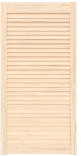 vidaXL Puerta Tipo Persiana con Celosía Rejilla Armario Tablillas Guardarropa Separador Decoración 99,3x49,4cm Madera Maciza de Pino