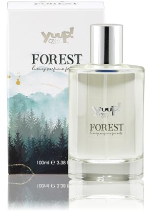 YUUP! - Fragranza FOREST a lunga durata per cani e gatti, 100 ml, profumo per cane e gatto con note di legno di pino, felce e muschio bianco, vetiver e patchouli