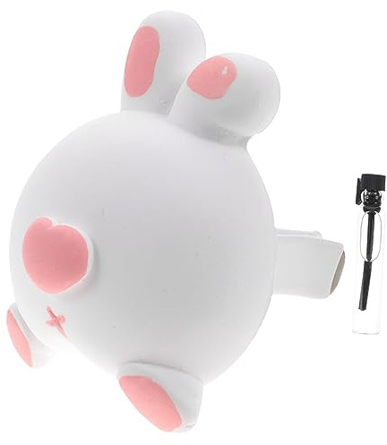 PartyKindom Diffuser Bilventil Dekorationsklämma Kawaii Tillbehör 3d Kanin Bil Interiör Aromspridare För Ventil Klämma Dekoration Söta Corgi Rumpor Abs Gåva Luftutlopp Vit