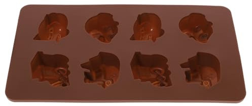LABRIMP 2stücke Cavity Backformen Für Boot-förmige Schokoladen Und Süßigkeitenformen Kaffee-farbe Hitzebeständig Und Spülmaschinengeeignet Für Eiswürfel Und Desserts