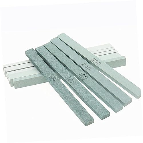 ETHZZLE 12pcs Sharpening Stones Carborundum Whetstone for Jade Agate Honing Rod Oil Stone Multipurpose Polishing Tool