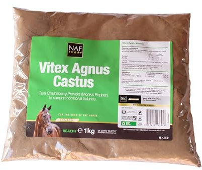 NAF Vitex Agnus Castus Powder 1kg – Natural Hormonal Support for Horses – Pure Chasteberry Supplement – Supports Behaviour, Hormone Balance & Seasonal Comfort